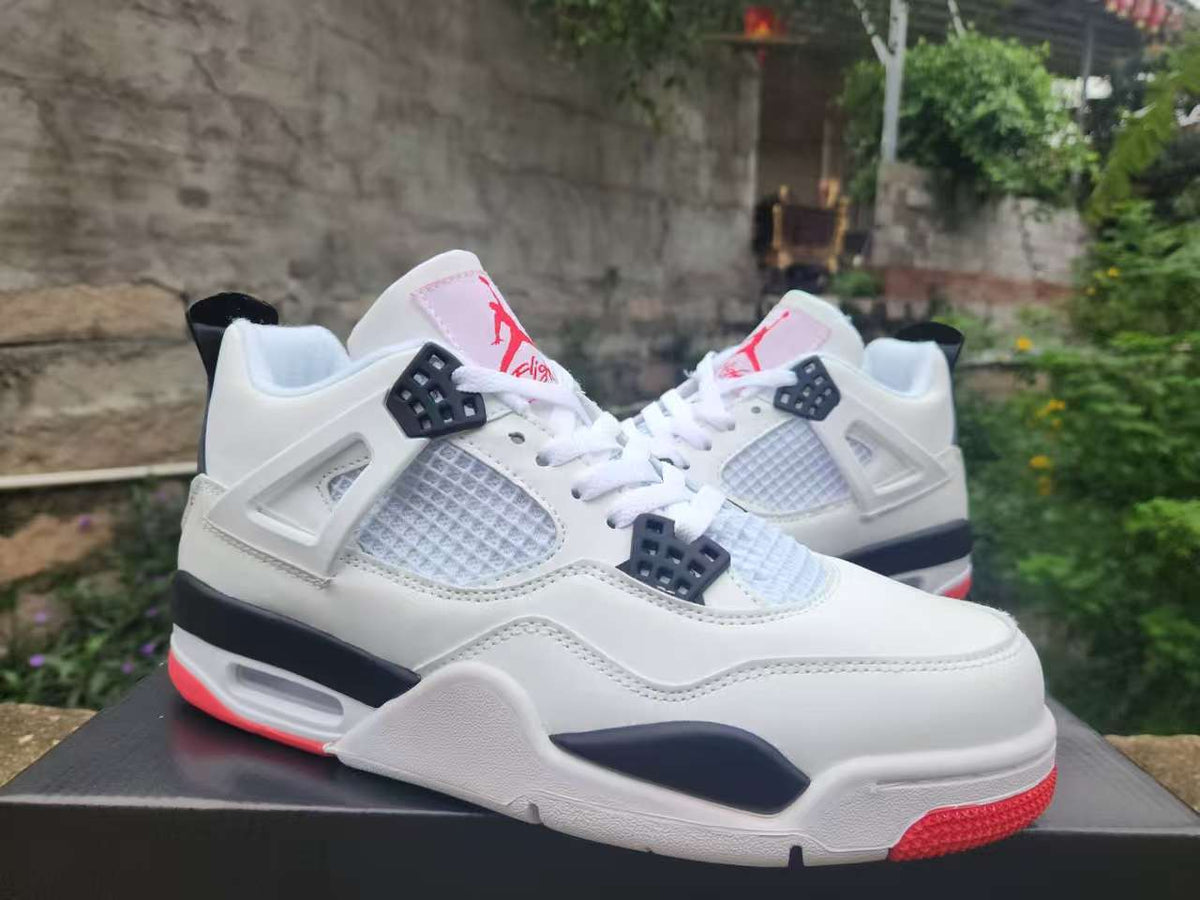 Air Jordan 4 Retro White Red