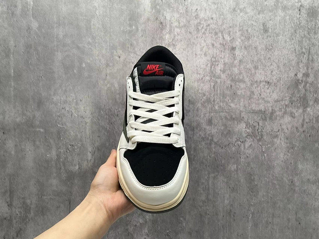 Travis Scott x Air Jordan 1 Low OG SP Black-Olive Reverse Swoosh