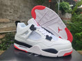 Air Jordan 4 Retro White / Red