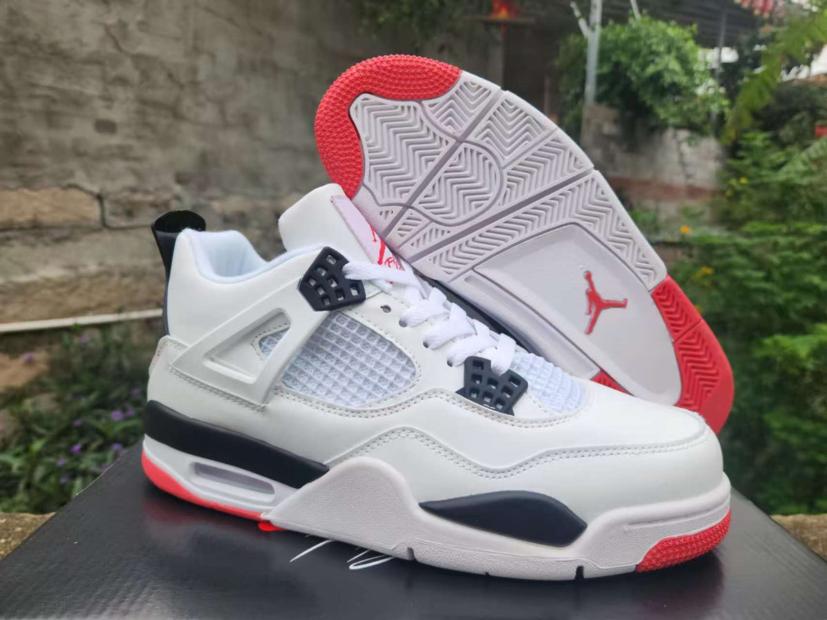 Air Jordan 4 Retro White Red