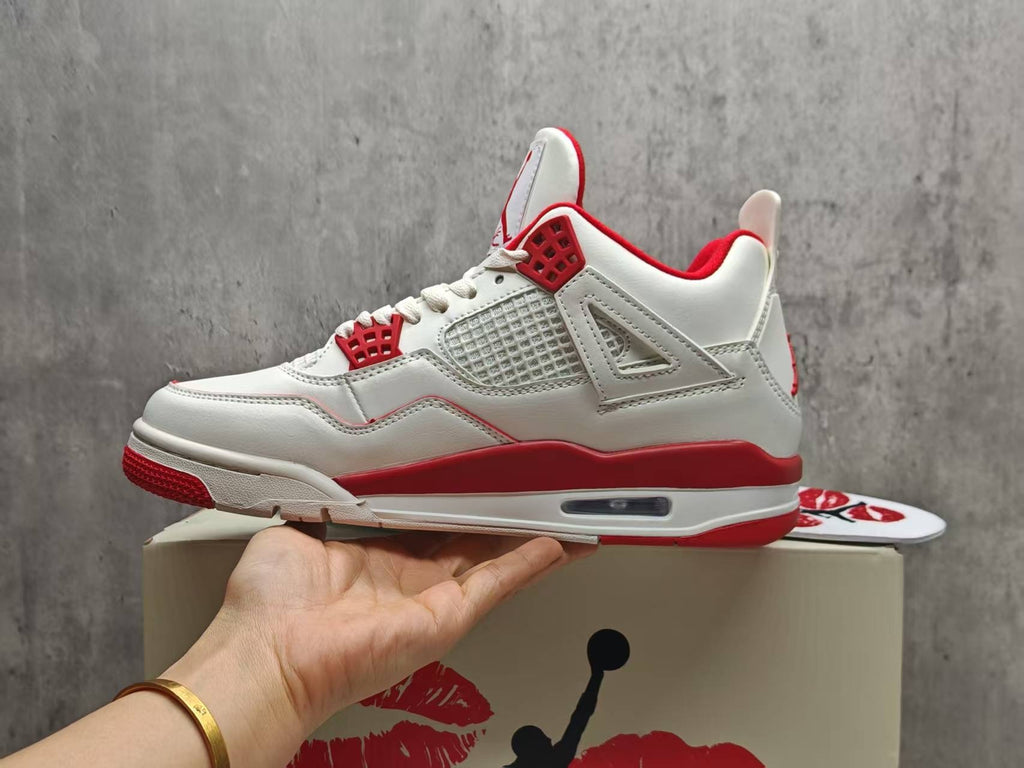 Air Jordan 4 Retro Valentine's Day Sierra Red / White