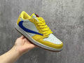 Travis Scott x Air Jordan 1 Low OG SP White-Yellow Reverse Swoosh